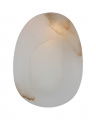 Esculpa 14" Rounded Wall Light Alabaster