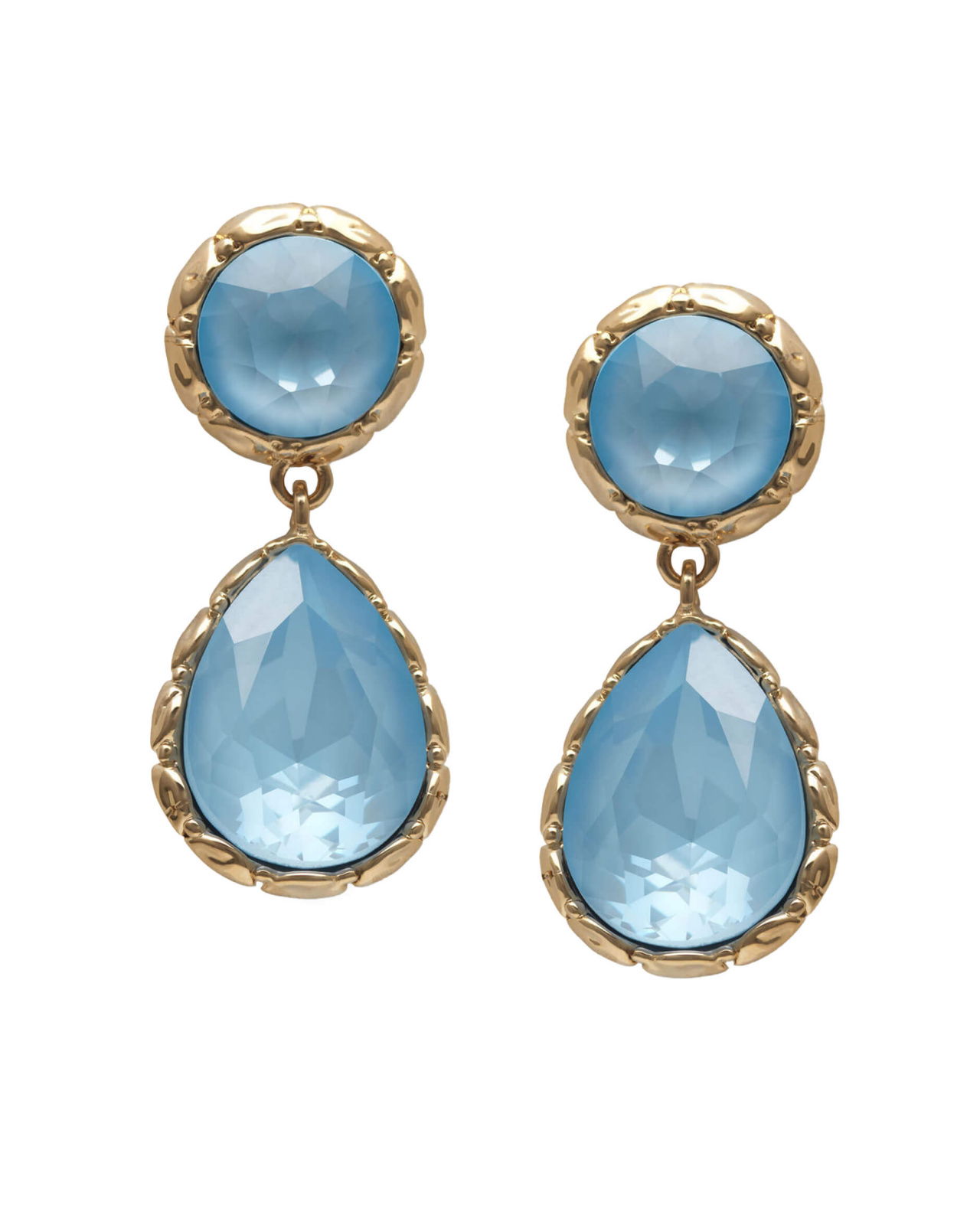 Victoria Raindrop Earrings Sky Blue