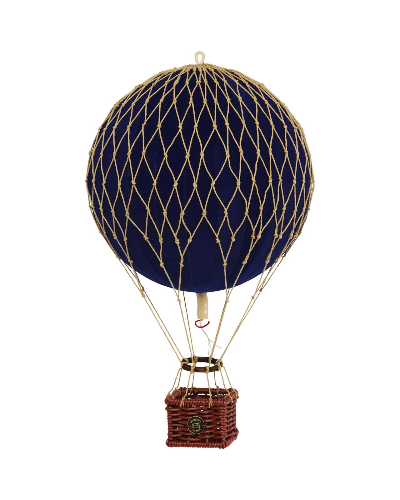 Travels Light Hot Air Balloon Velvet Blue