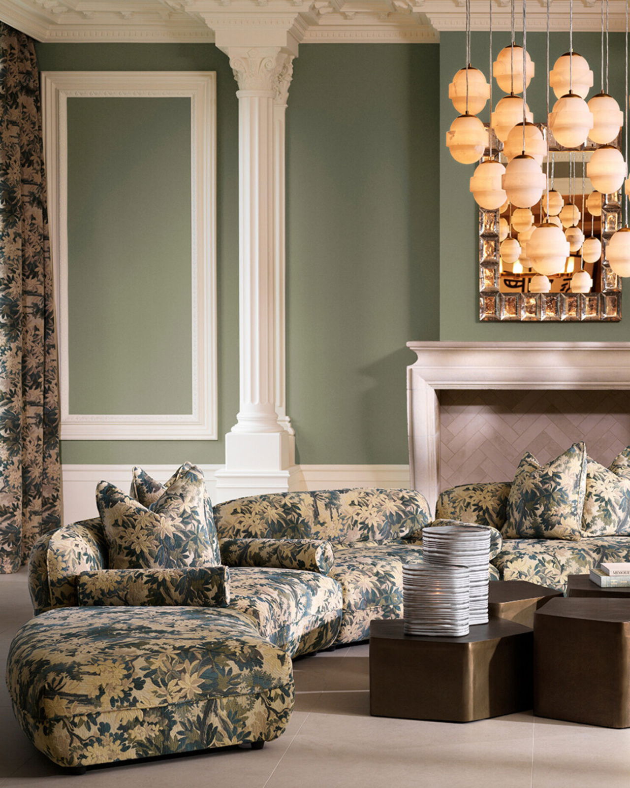 Grand Avenue bankmodule groen midden