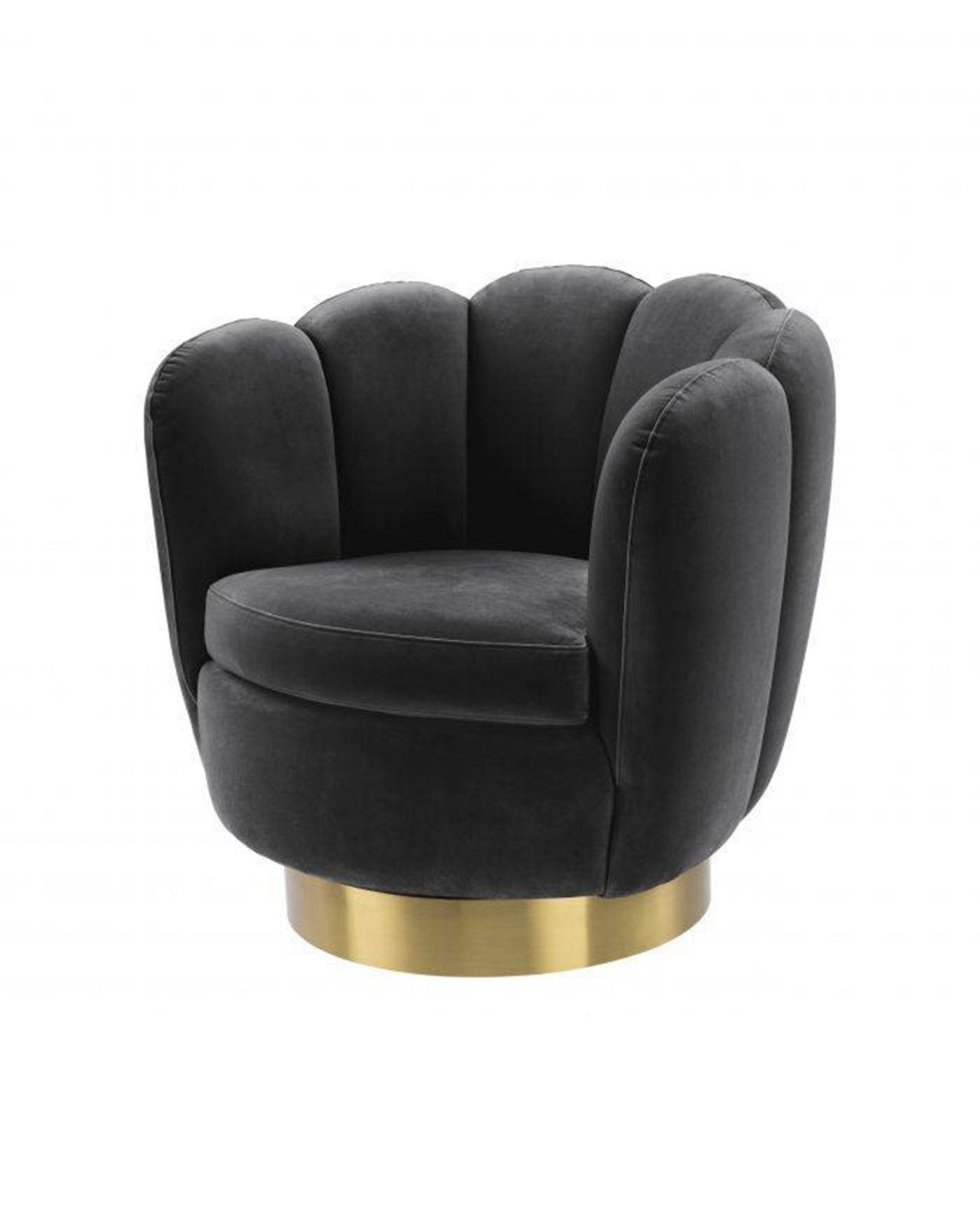 Mirage Swivel Armchair Dark Grey