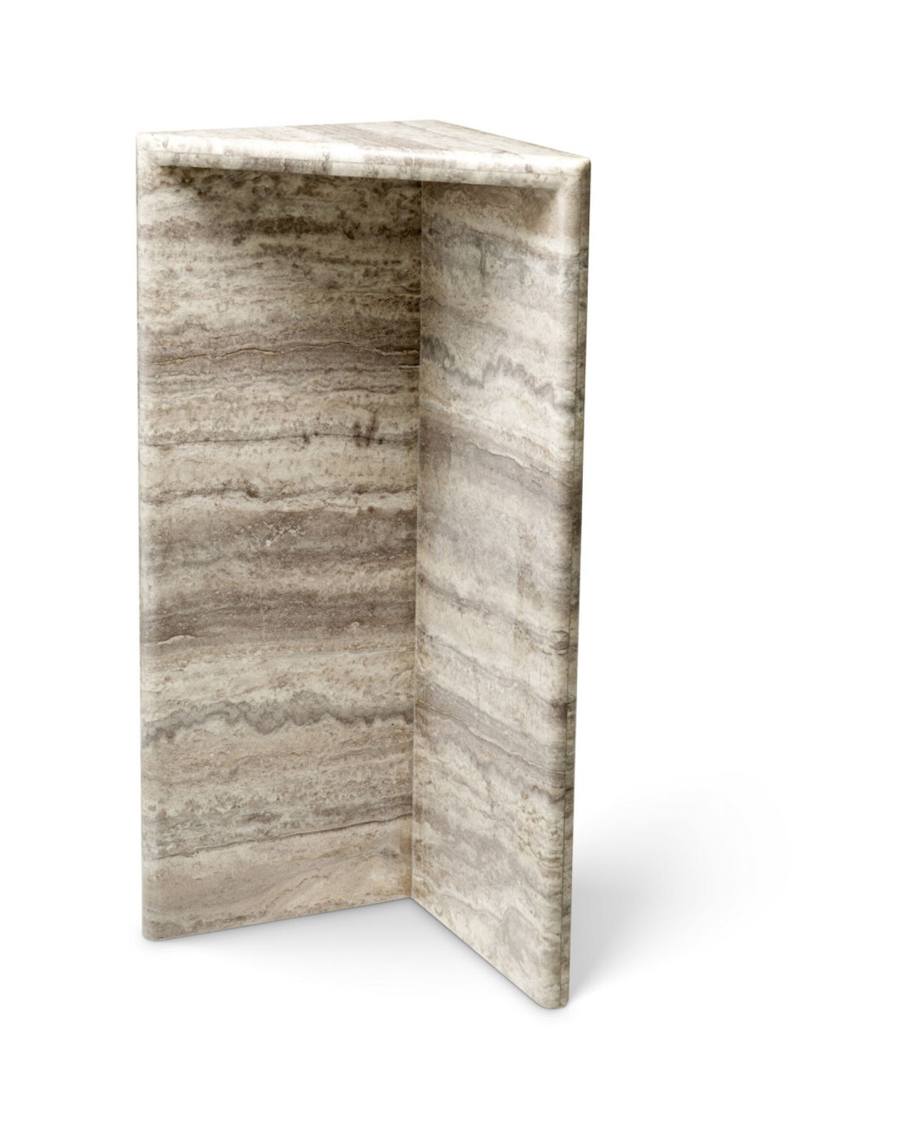 Northbridge piedestal zilver travertijn