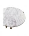 Cortina side table white marble
