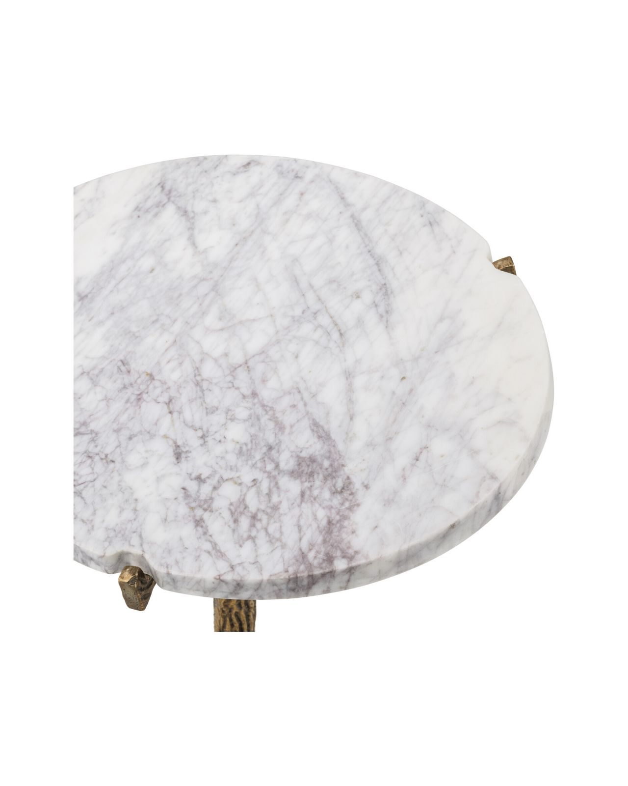 Cortina sidobord white marble