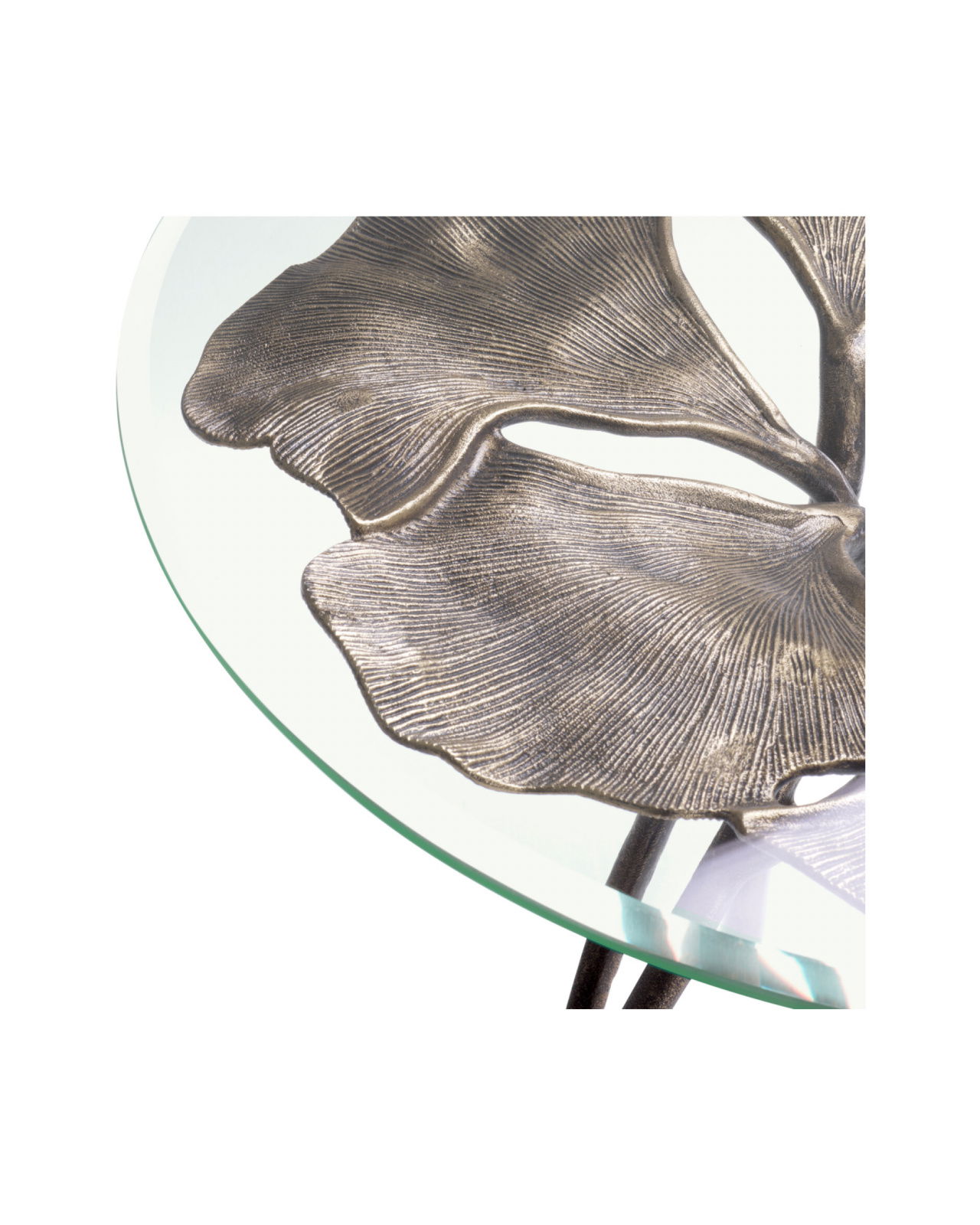 Poseidon sidobord antik mässing