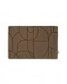 Modern Abstract Doormat Brown