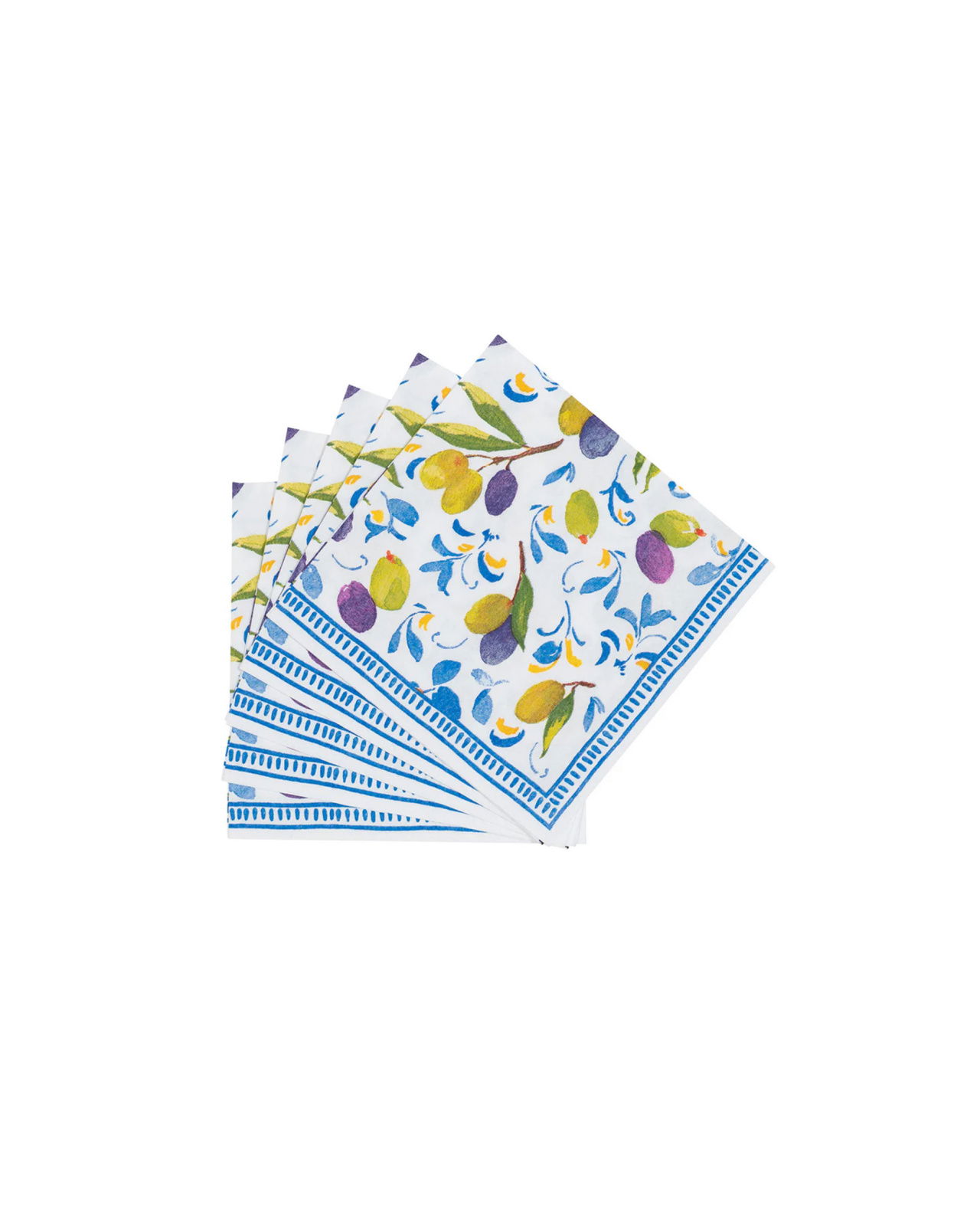 Mediterranean Blue cocktailservietter 20-pakning