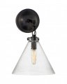 Katie Conical Sconce Bronze/Seeded Glass Small