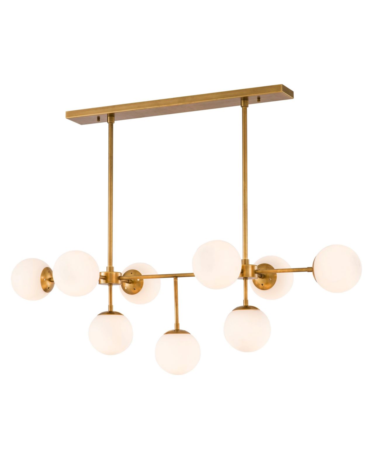 Lux chandelier brass
