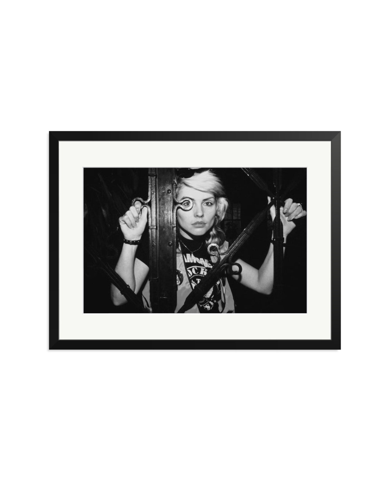 Debbie Harry of Blondie Black & White Black / XL