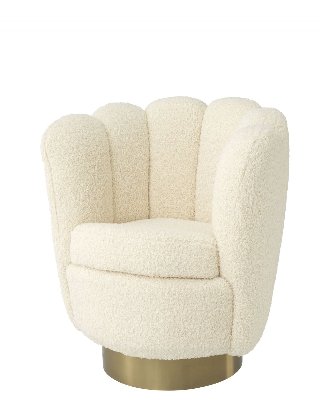 Mirage swivel fåtölj faux shearling