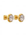 Miss Victoria earrings crystal guld