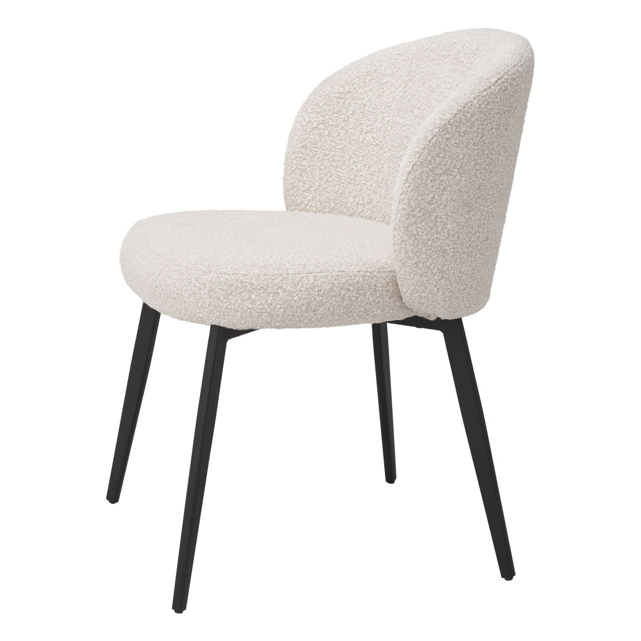 Lloyd matstol bouclé cream 2-pack