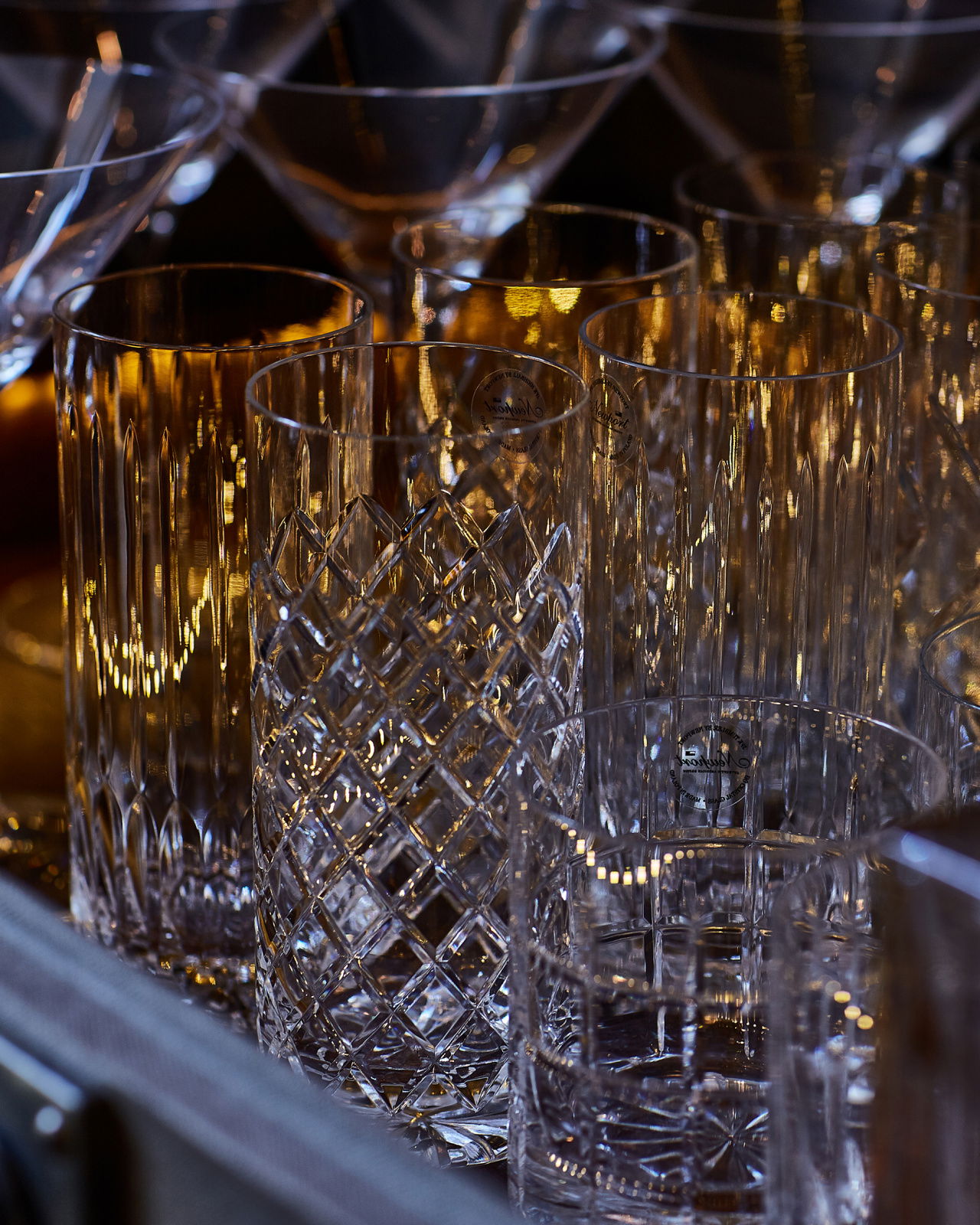 JFK highballglas kristall 6-pack