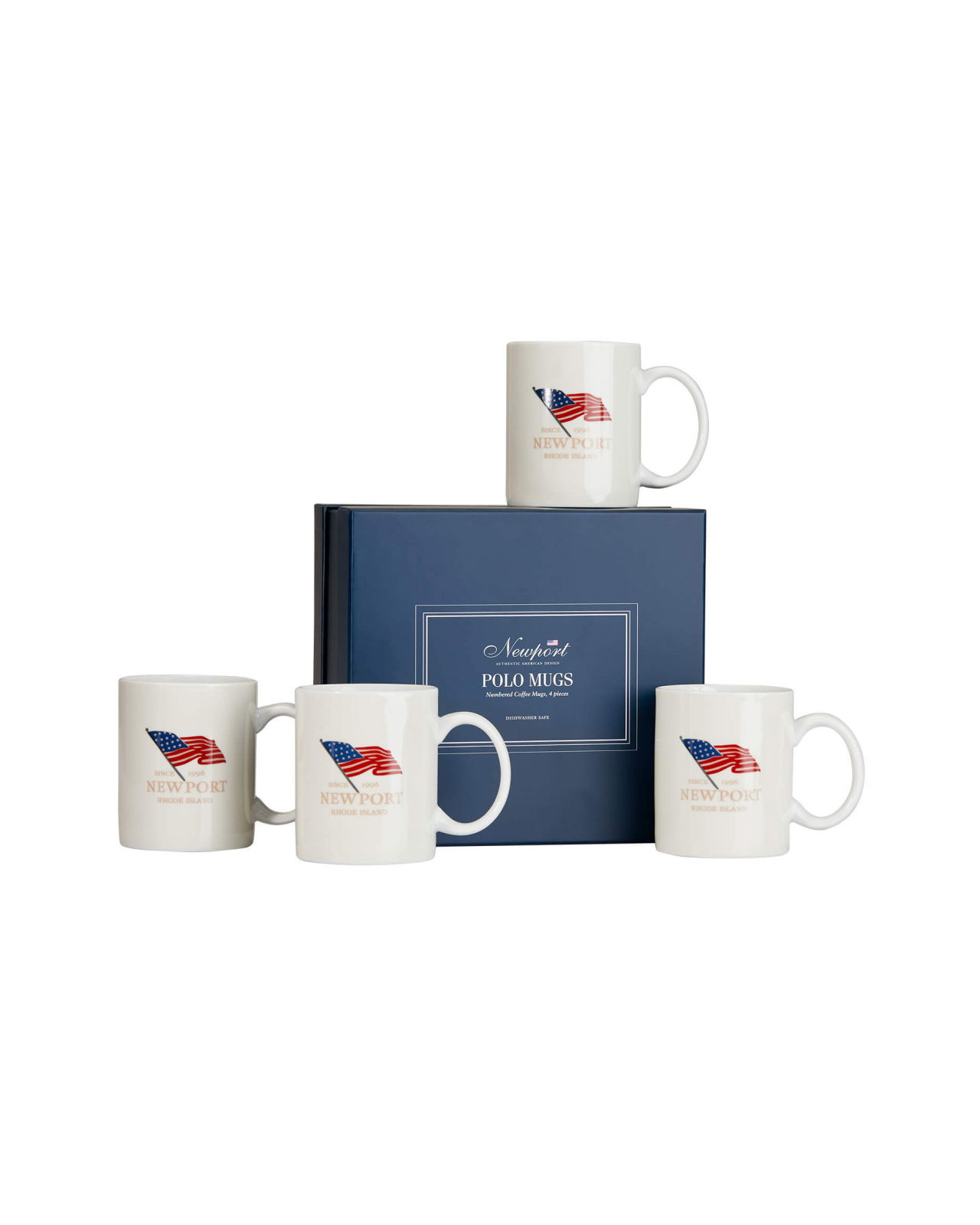 Newport Polo muggar ivory 4-pack