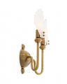 Isabelle wandlamp antiek messing