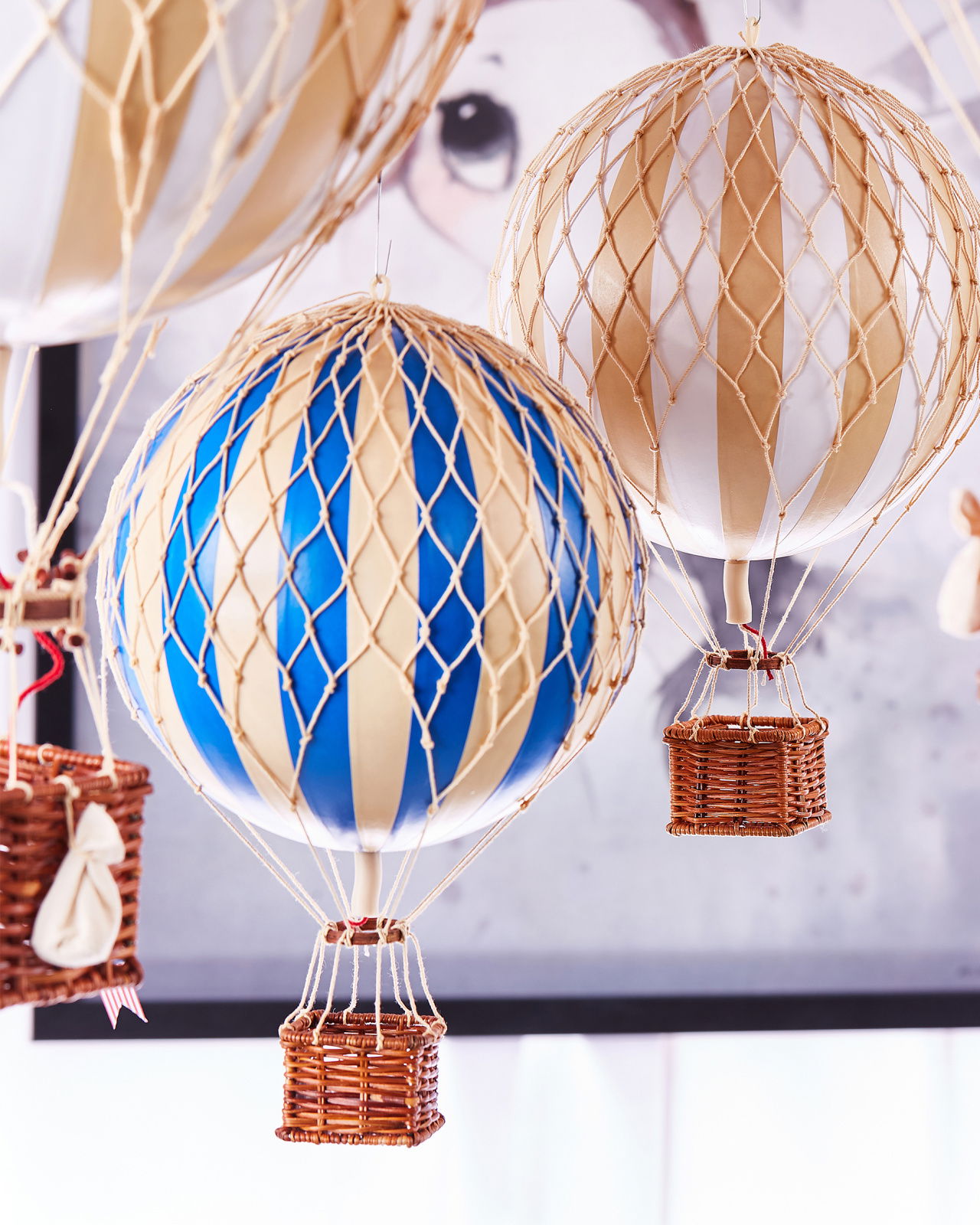 Travels Light luftballong blå