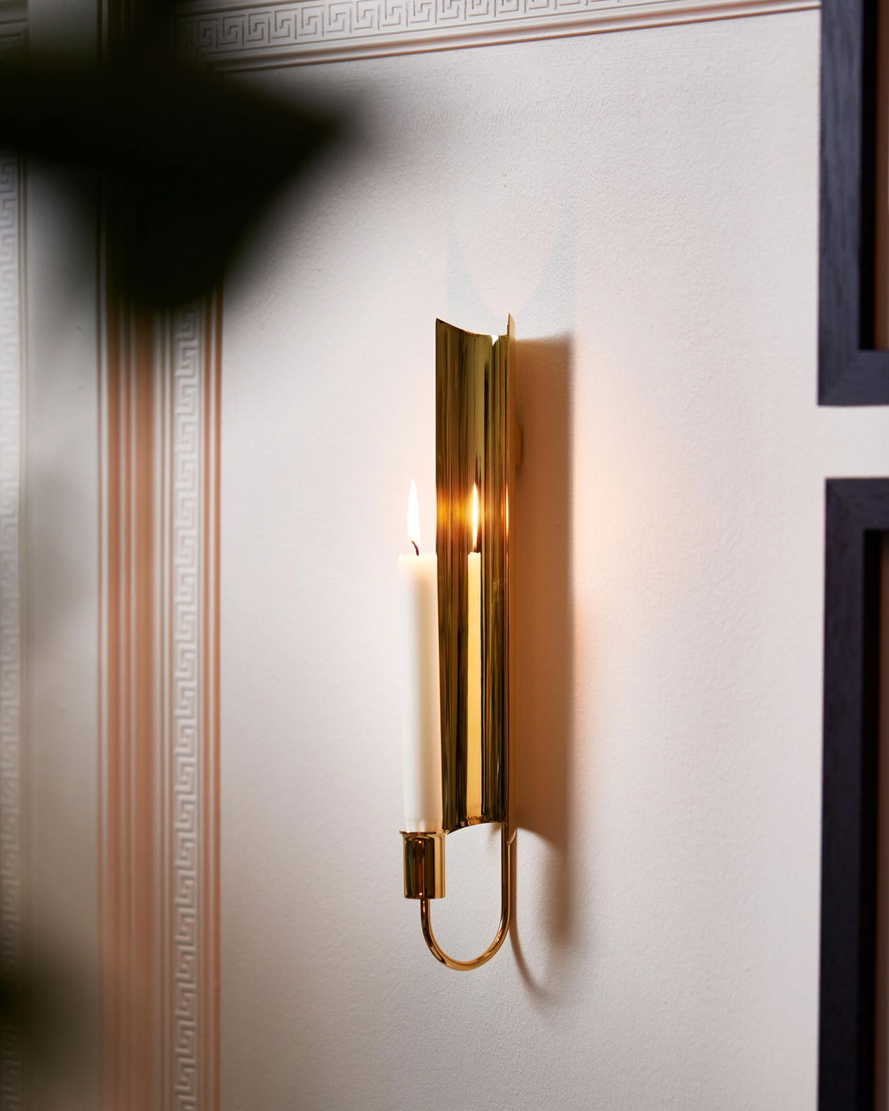 Reflex lampett mässing