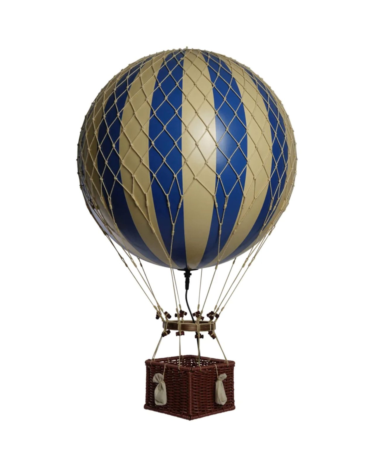 Jules Verne luftballon LED blå