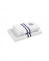 Wimbledon Baseline Stripe Towel Purple Set of 2