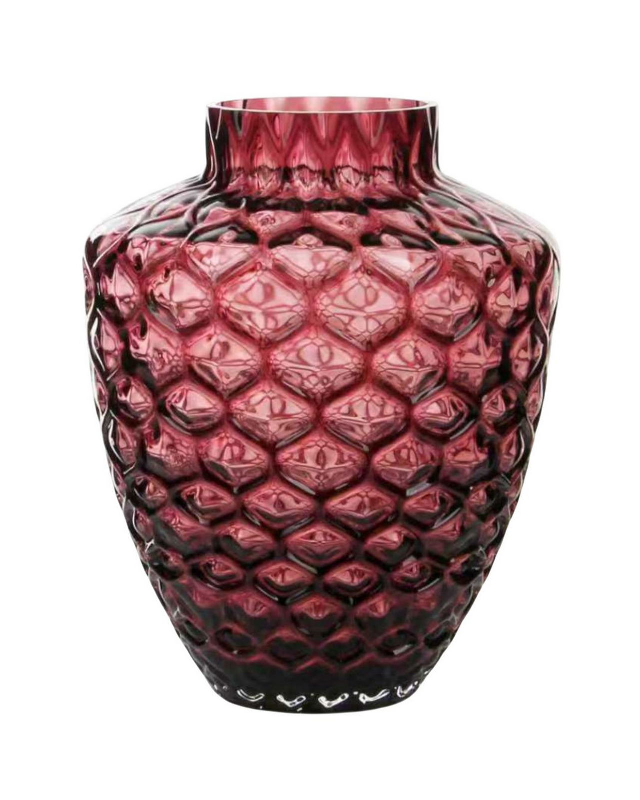 Montclair glazen vaas paars