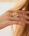 Blossom ring crystal