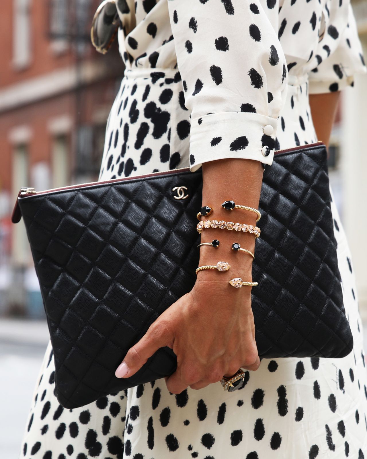 Gia Stud armband crystal