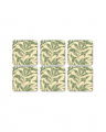 Willow Bough Drink Coasters Green 6-pack