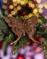 Sylvie Butterfly Christmas Decoration Gold