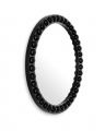 Kenton ronde spiegel zwart