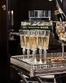 Manhattan-champagneglas kristal enkel
