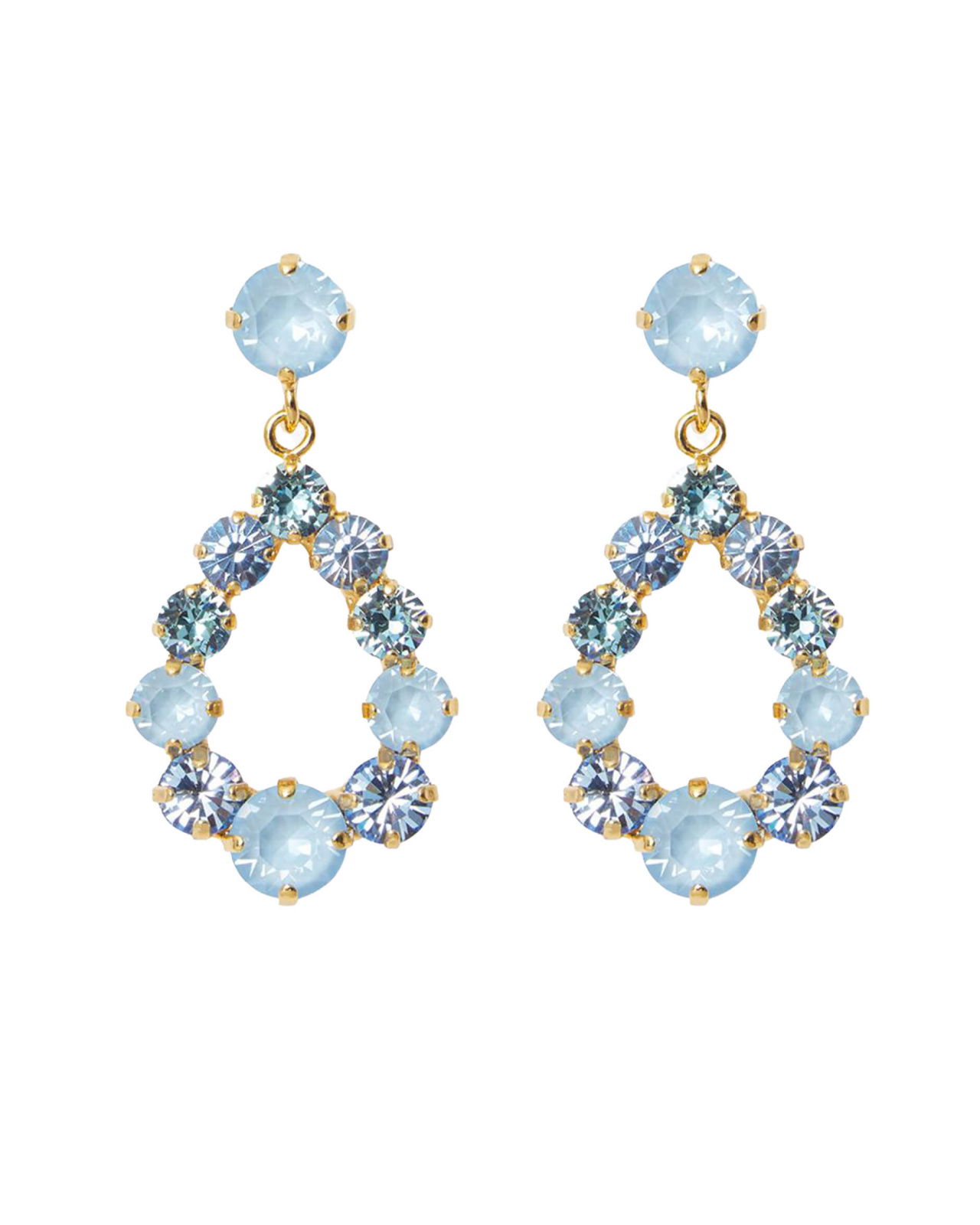 Mini Delia örhängen sky combo