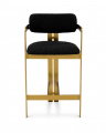 Donato Counter Stool Bouclé Black