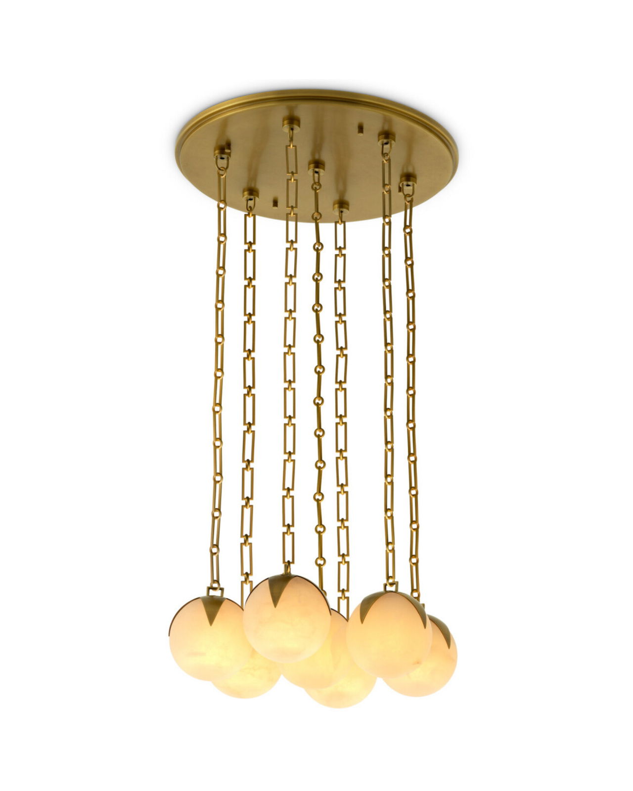 Alesa kroonluchter antiek messing