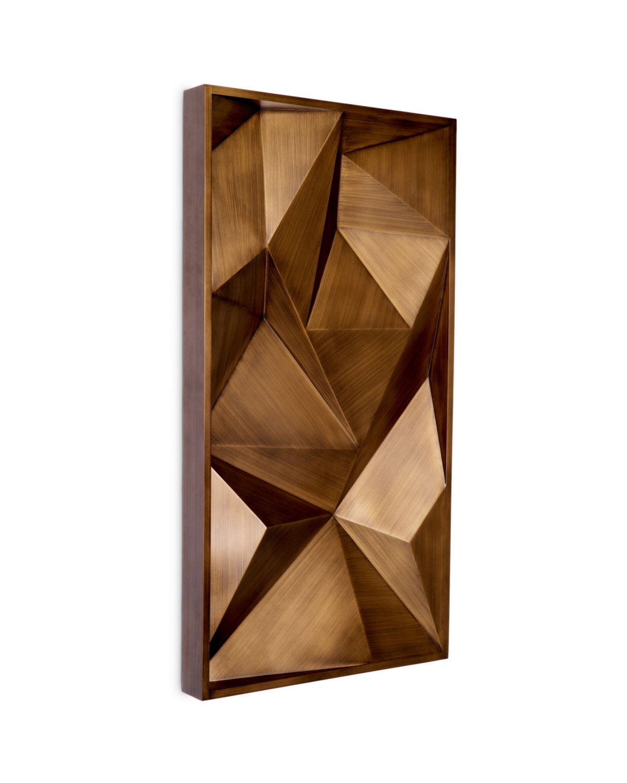 Bravura väggdekoration borstad mässing