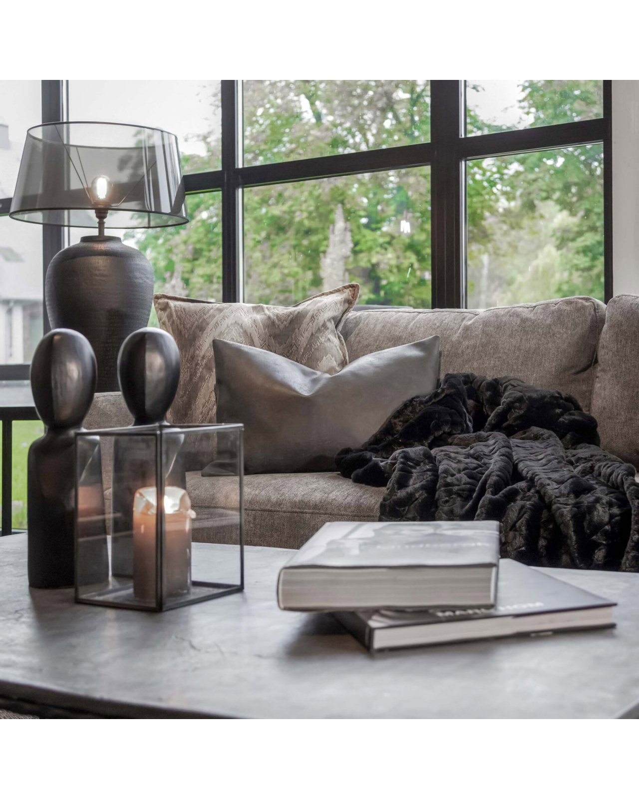Andorra soffa 2-sits true brown