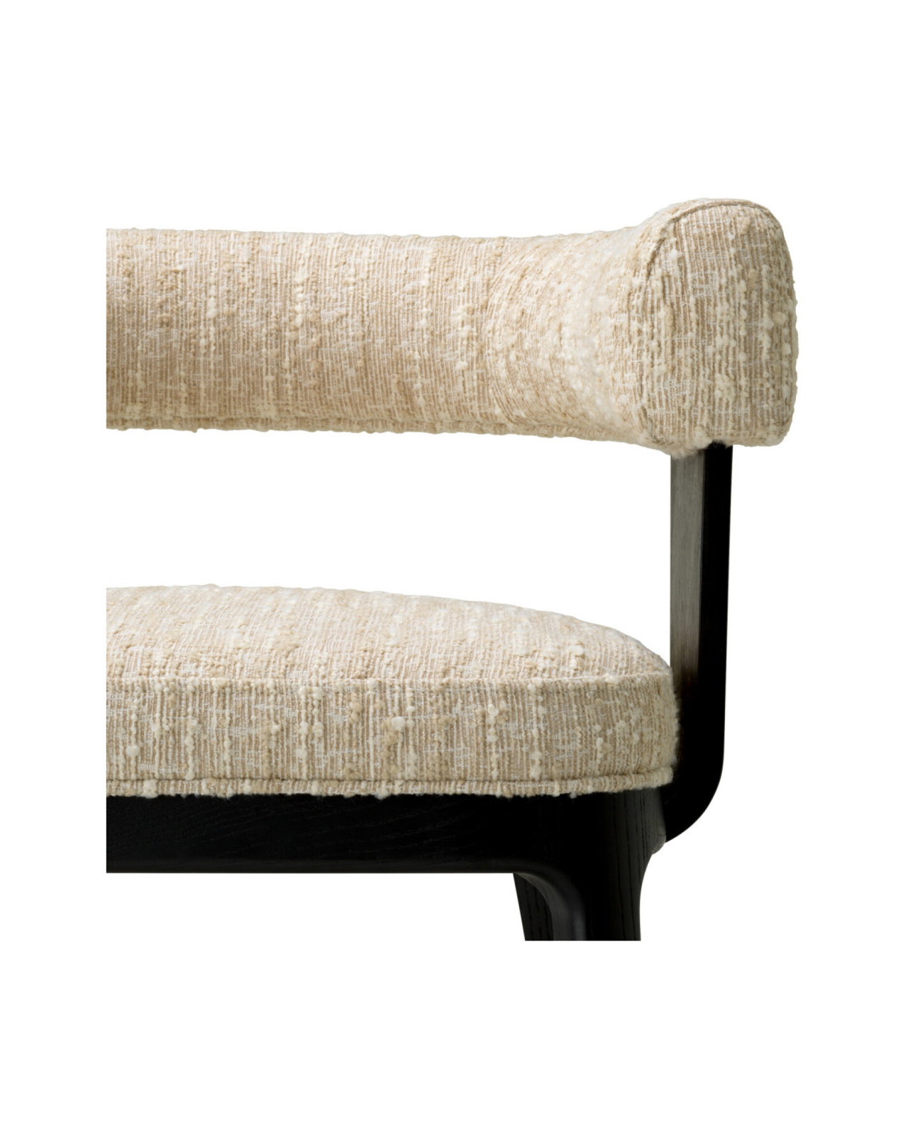 Dubois armstoel bouclé Sonata cream