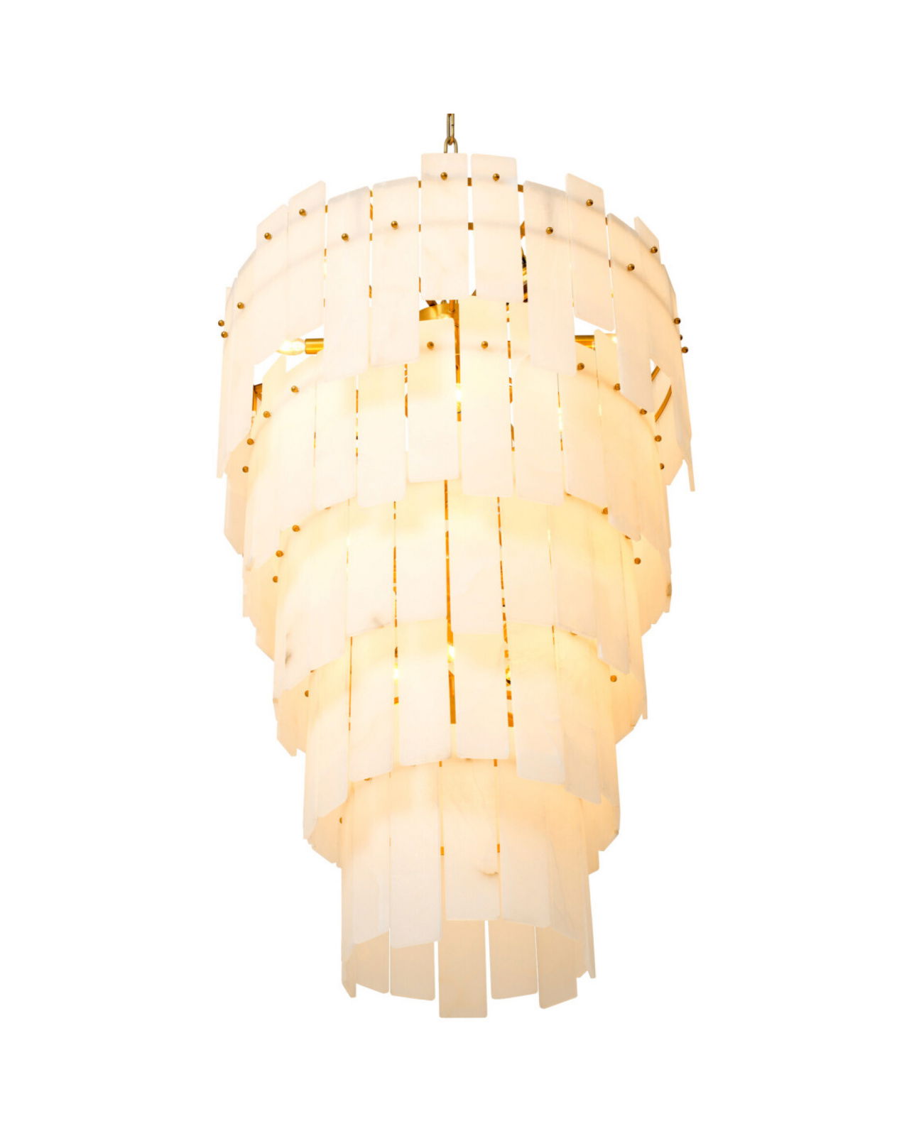 Greyson kattokruunu antiikkimessinki alabasteri