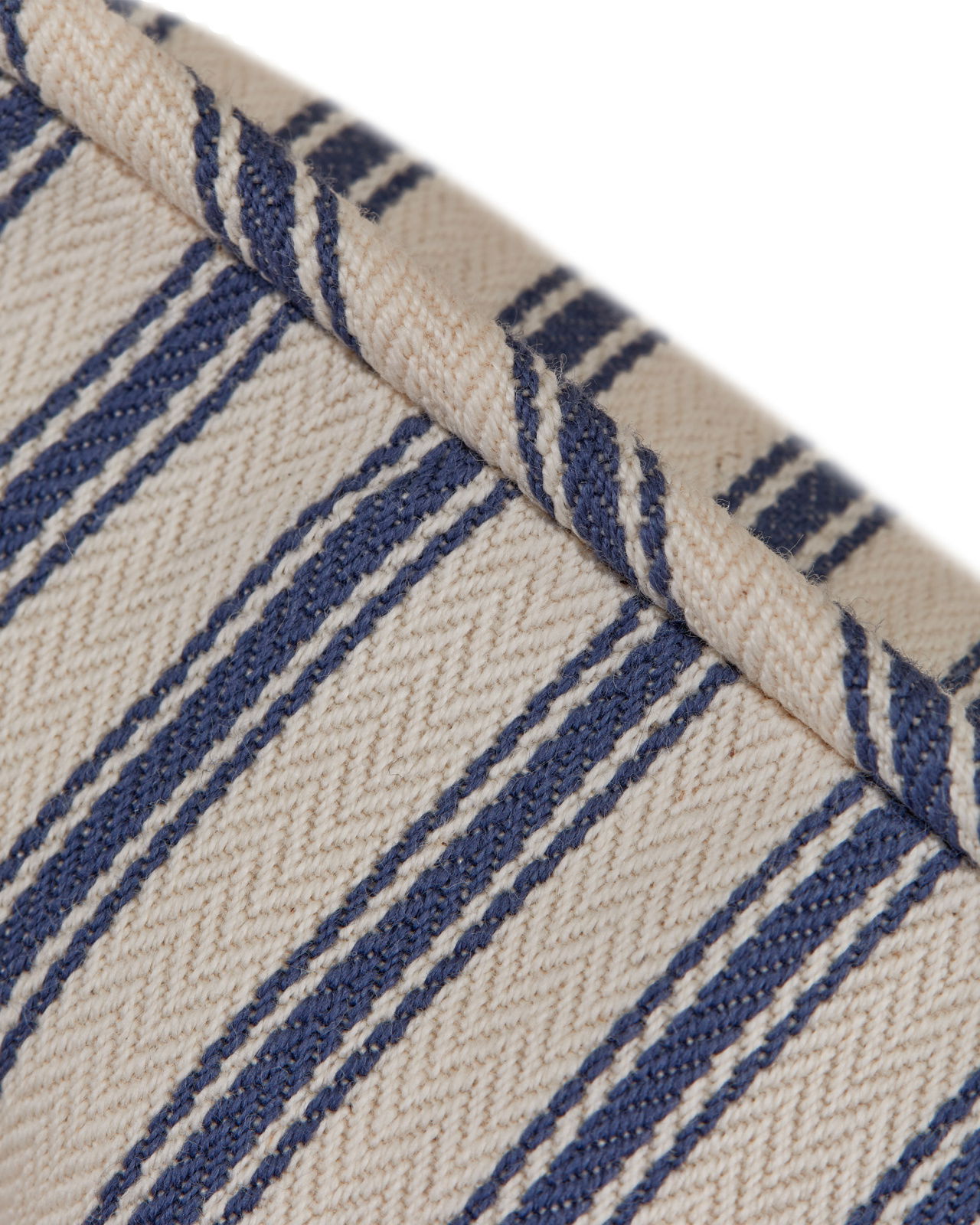 Ethel kuddfodral blå/vit