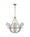 Calais 34" Chandelier Gilded Iron