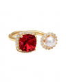 Colette Ring Scarlet Red