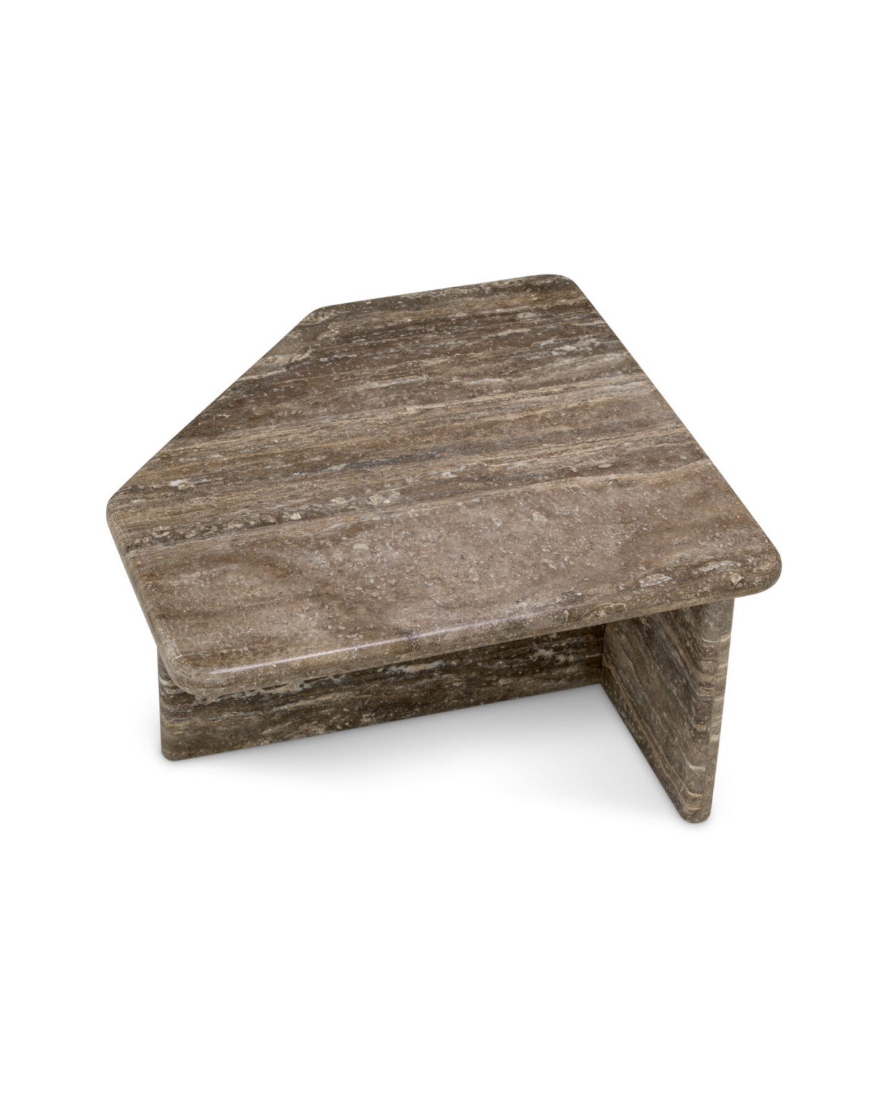 Ciro salontafel zilver travertin