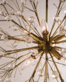 Dunkirk Chandelier Aged Brass