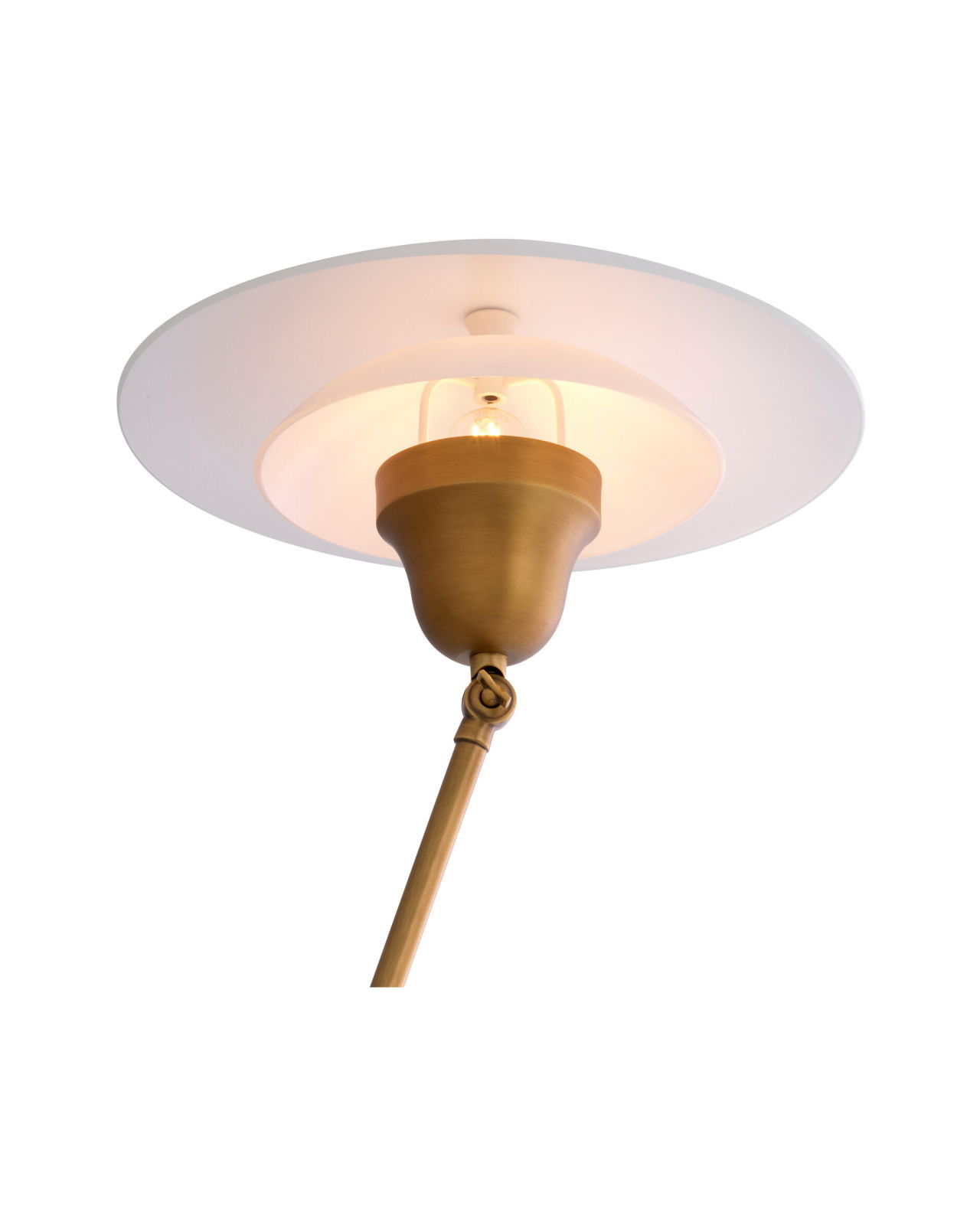 Novento Floor Lamp Antique Brass