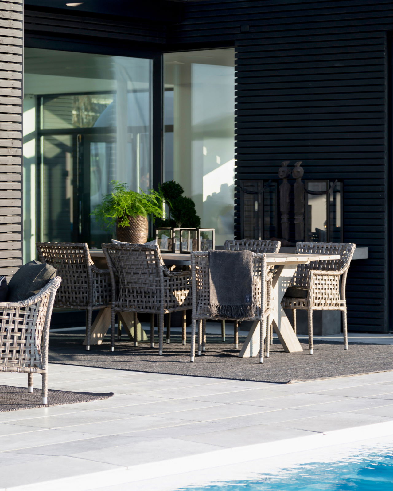 Cross Esstisch charcoal 160cm