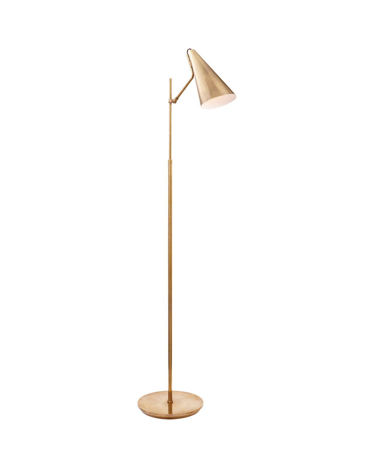 Clemente Floor Lamp Antique Brass