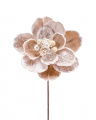 Magnolia Pearl Decorative Branch Champagne