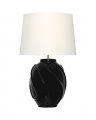 Idalia 28" Sculpted Table Lamp Black