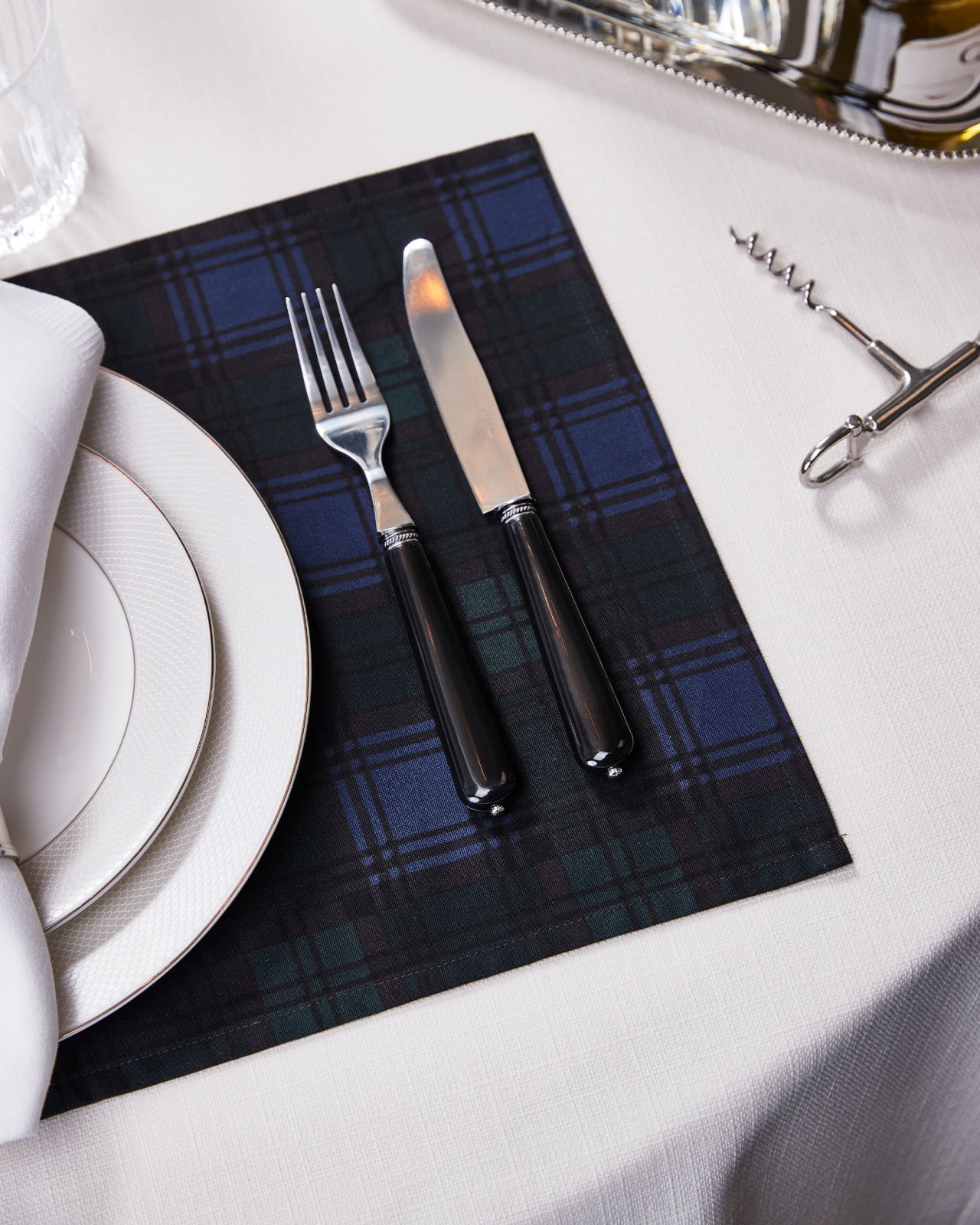 Gstaad bordsunderlägg rutig