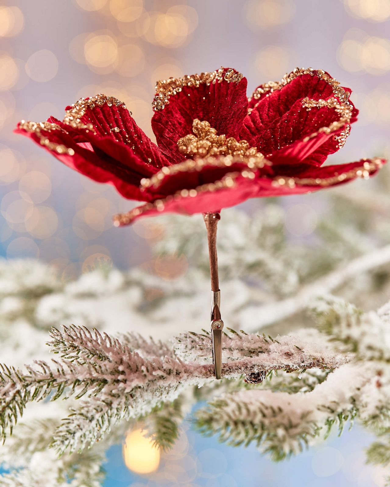 Odette-klipsikoriste, viininpunainen